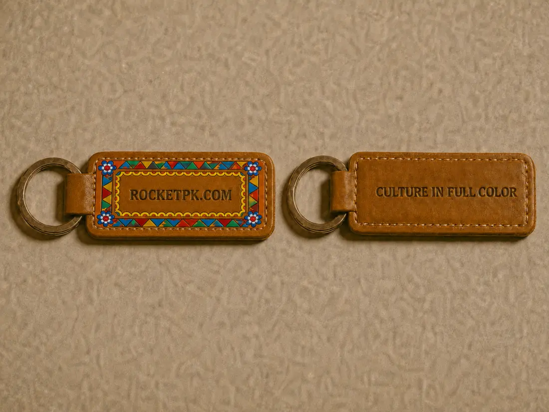 RocketPK Culture in Full Color keychain concept