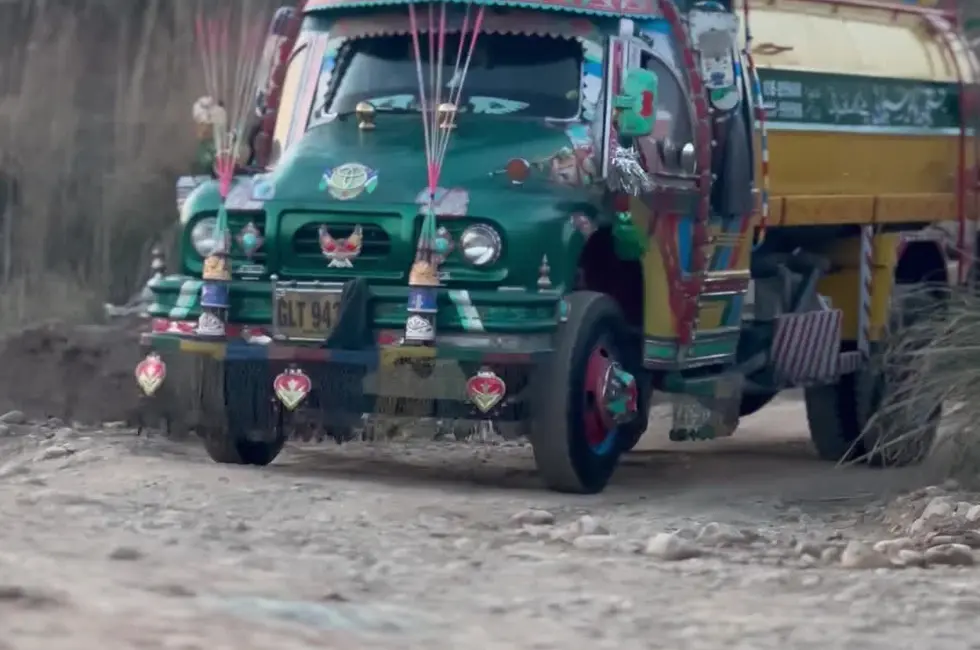 Decorated Pakistani truck